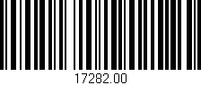 Código de barras (EAN, GTIN, SKU, ISBN): '17282.00'