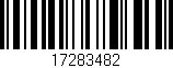 Código de barras (EAN, GTIN, SKU, ISBN): '17283482'
