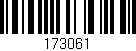 Código de barras (EAN, GTIN, SKU, ISBN): '173061'