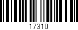 Código de barras (EAN, GTIN, SKU, ISBN): '17310'