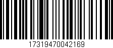 Código de barras (EAN, GTIN, SKU, ISBN): '17319470042169'