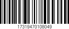 Código de barras (EAN, GTIN, SKU, ISBN): '17319470108049'