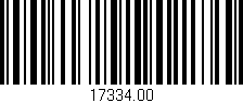 Código de barras (EAN, GTIN, SKU, ISBN): '17334.00'