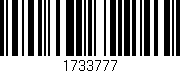 Código de barras (EAN, GTIN, SKU, ISBN): '1733777'