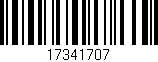 Código de barras (EAN, GTIN, SKU, ISBN): '17341707'