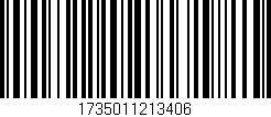 Código de barras (EAN, GTIN, SKU, ISBN): '1735011213406'