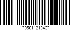 Código de barras (EAN, GTIN, SKU, ISBN): '1735011213437'