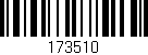 Código de barras (EAN, GTIN, SKU, ISBN): '173510'