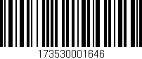 Código de barras (EAN, GTIN, SKU, ISBN): '173530001646'
