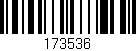 Código de barras (EAN, GTIN, SKU, ISBN): '173536'