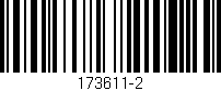 Código de barras (EAN, GTIN, SKU, ISBN): '173611-2'