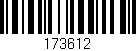 Código de barras (EAN, GTIN, SKU, ISBN): '173612'