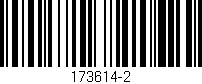 Código de barras (EAN, GTIN, SKU, ISBN): '173614-2'