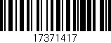 Código de barras (EAN, GTIN, SKU, ISBN): '17371417'