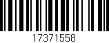 Código de barras (EAN, GTIN, SKU, ISBN): '17371558'