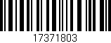 Código de barras (EAN, GTIN, SKU, ISBN): '17371803'