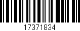 Código de barras (EAN, GTIN, SKU, ISBN): '17371834'