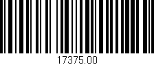 Código de barras (EAN, GTIN, SKU, ISBN): '17375.00'