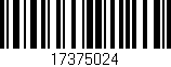 Código de barras (EAN, GTIN, SKU, ISBN): '17375024'