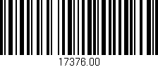 Código de barras (EAN, GTIN, SKU, ISBN): '17376.00'