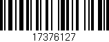 Código de barras (EAN, GTIN, SKU, ISBN): '17376127'
