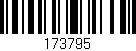 Código de barras (EAN, GTIN, SKU, ISBN): '173795'