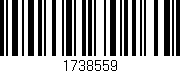 Código de barras (EAN, GTIN, SKU, ISBN): '1738559'
