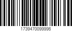 Código de barras (EAN, GTIN, SKU, ISBN): '1739470099996'
