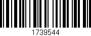 Código de barras (EAN, GTIN, SKU, ISBN): '1739544'