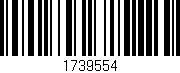 Código de barras (EAN, GTIN, SKU, ISBN): '1739554'