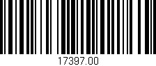 Código de barras (EAN, GTIN, SKU, ISBN): '17397.00'