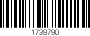 Código de barras (EAN, GTIN, SKU, ISBN): '1739790'
