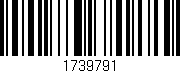 Código de barras (EAN, GTIN, SKU, ISBN): '1739791'