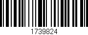 Código de barras (EAN, GTIN, SKU, ISBN): '1739824'