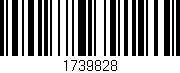 Código de barras (EAN, GTIN, SKU, ISBN): '1739828'