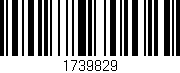 Código de barras (EAN, GTIN, SKU, ISBN): '1739829'