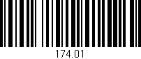 Código de barras (EAN, GTIN, SKU, ISBN): '174.01'