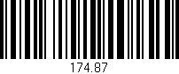 Código de barras (EAN, GTIN, SKU, ISBN): '174.87'
