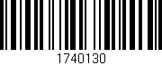 Código de barras (EAN, GTIN, SKU, ISBN): '1740130'