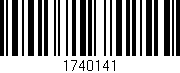 Código de barras (EAN, GTIN, SKU, ISBN): '1740141'