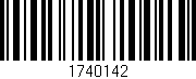 Código de barras (EAN, GTIN, SKU, ISBN): '1740142'
