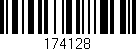 Código de barras (EAN, GTIN, SKU, ISBN): '174128'