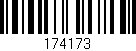 Código de barras (EAN, GTIN, SKU, ISBN): '174173'
