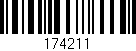 Código de barras (EAN, GTIN, SKU, ISBN): '174211'