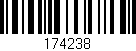 Código de barras (EAN, GTIN, SKU, ISBN): '174238'