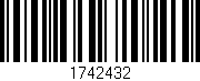Código de barras (EAN, GTIN, SKU, ISBN): '1742432'