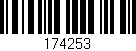 Código de barras (EAN, GTIN, SKU, ISBN): '174253'