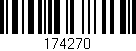 Código de barras (EAN, GTIN, SKU, ISBN): '174270'