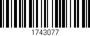 Código de barras (EAN, GTIN, SKU, ISBN): '1743077'