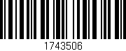 Código de barras (EAN, GTIN, SKU, ISBN): '1743506'